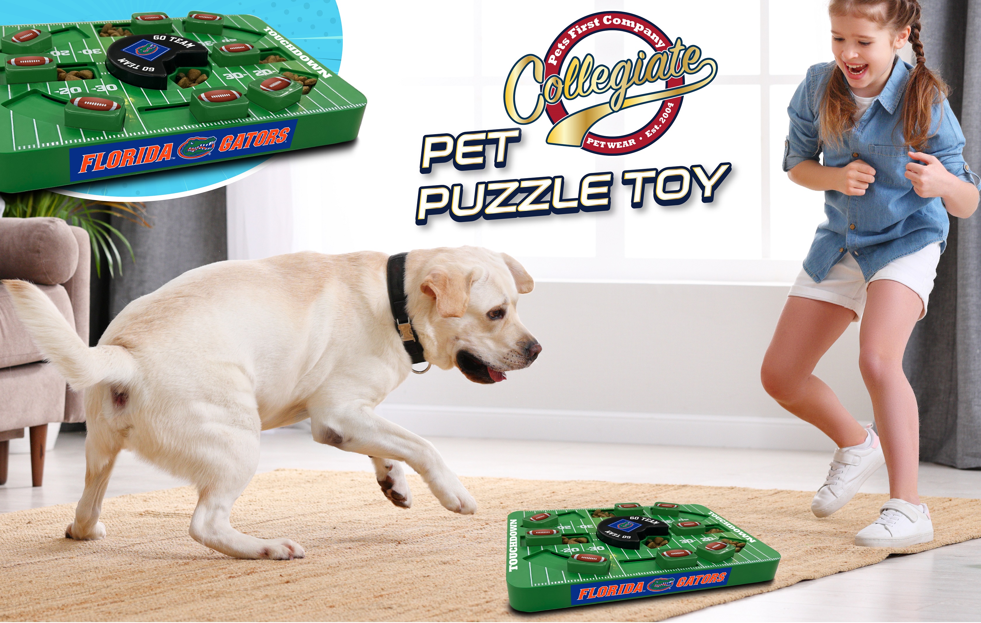 Amazon.com: Pets First NCAA Alabama Large Puzzle Toy, Dog Puzzle